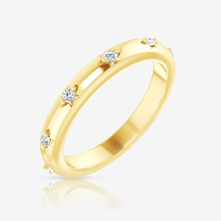 Celestial Natural Diamond Eternity Band